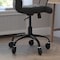 Flash Furniture Black LeatherSoft Roller Wheel Executive Chair GO-2286M-BK-BK-RLB-GG - alternate 7